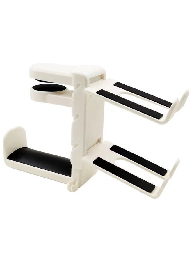Private Mold Punch-free Table Clip-on Hook Headset Ear Stand 360-degree Rotating Headset Bracket Sundries Storage Hanging - Image 1