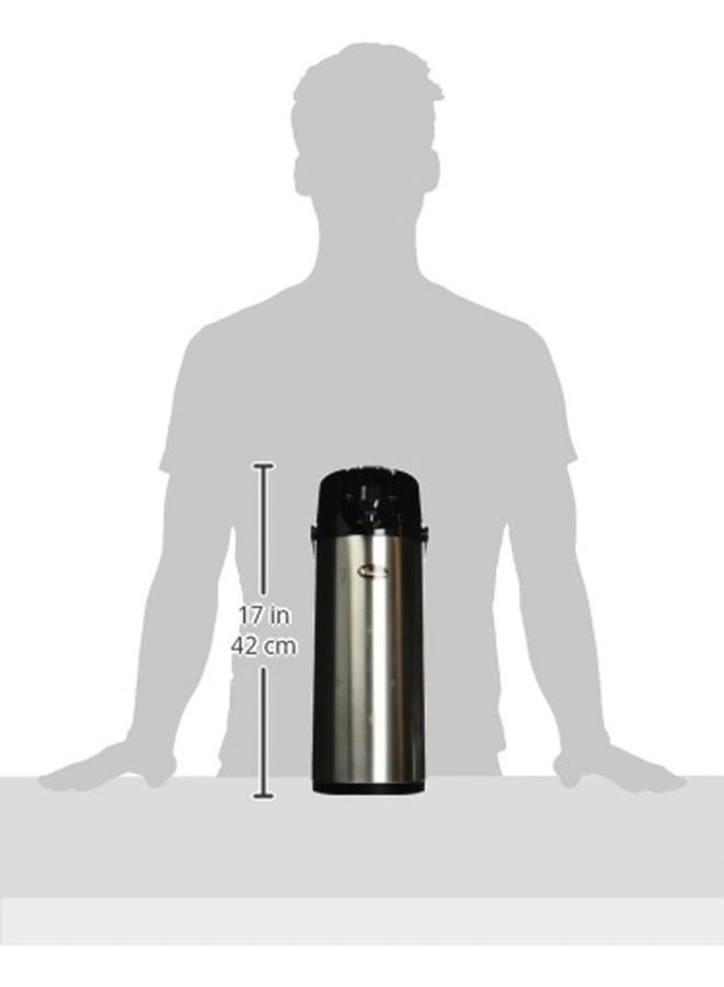Winco Stainless Steel Lined Airpot 3Liter Lever Top - Image 2