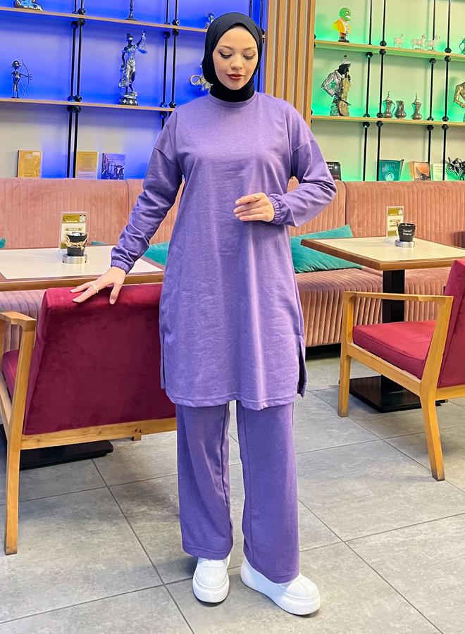 Bwest Modest Longline Top Tracksuit Set - Image 3