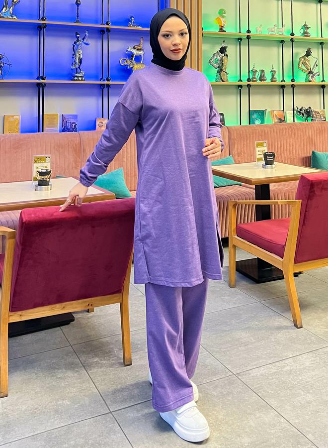 Bwest Modest Longline Top Tracksuit Set - Image 4