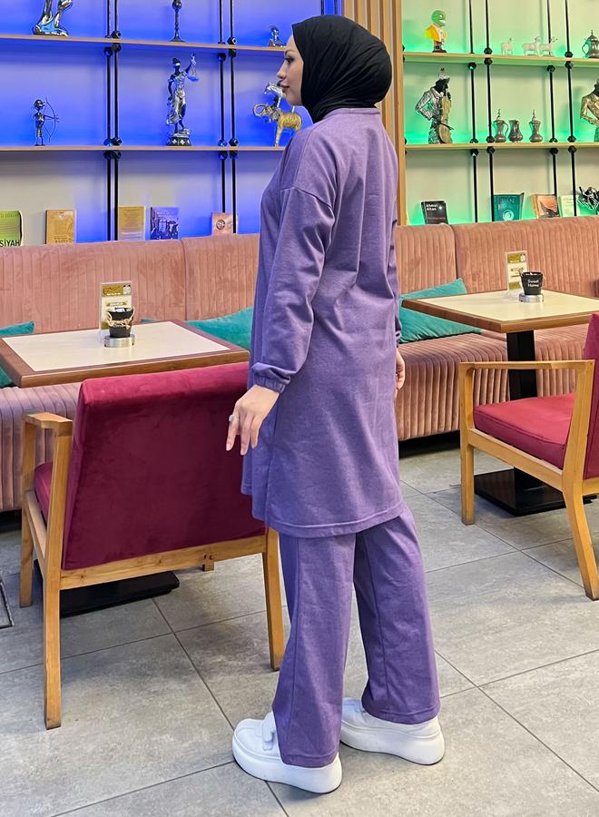 Bwest Modest Longline Top Tracksuit Set - Image 5