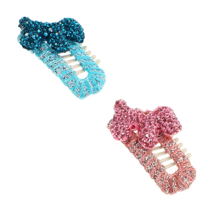 2pcs Handmade Dog Hair Clips Pet Accessories Adorable Decor for Small Dogs and Cats - Image 2