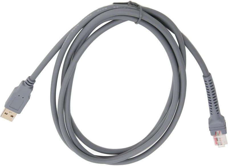 SUNGOOYUE Barcode Scanner Cable, Plug and Play USB Data Cord with Durable ABS Material for Symbol LS2208 LS1203 LS4208 DS6707 DS6708, 2m Length - Image 4