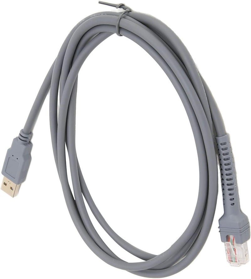 SUNGOOYUE Barcode Scanner Cable, Plug and Play USB Data Cord with Durable ABS Material for Symbol LS2208 LS1203 LS4208 DS6707 DS6708, 2m Length - Image 3