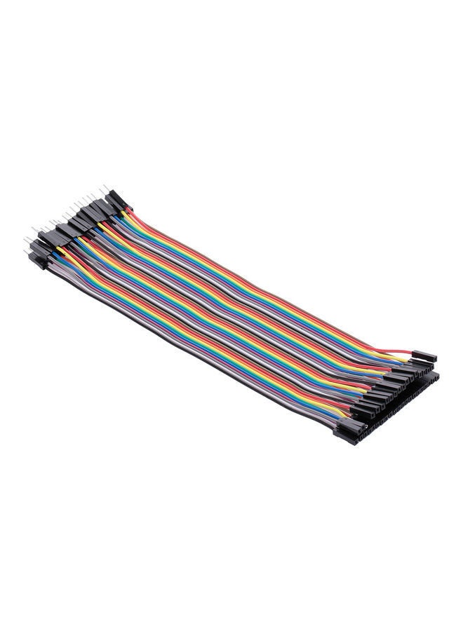 NIBEMINENT Breadboard Jumper Wires Male To Female Cable Multicolour - Image 1