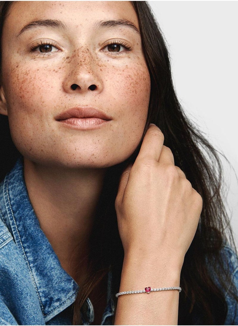 باندورا سوار تنس بقلب لامع أحمر - Image 4