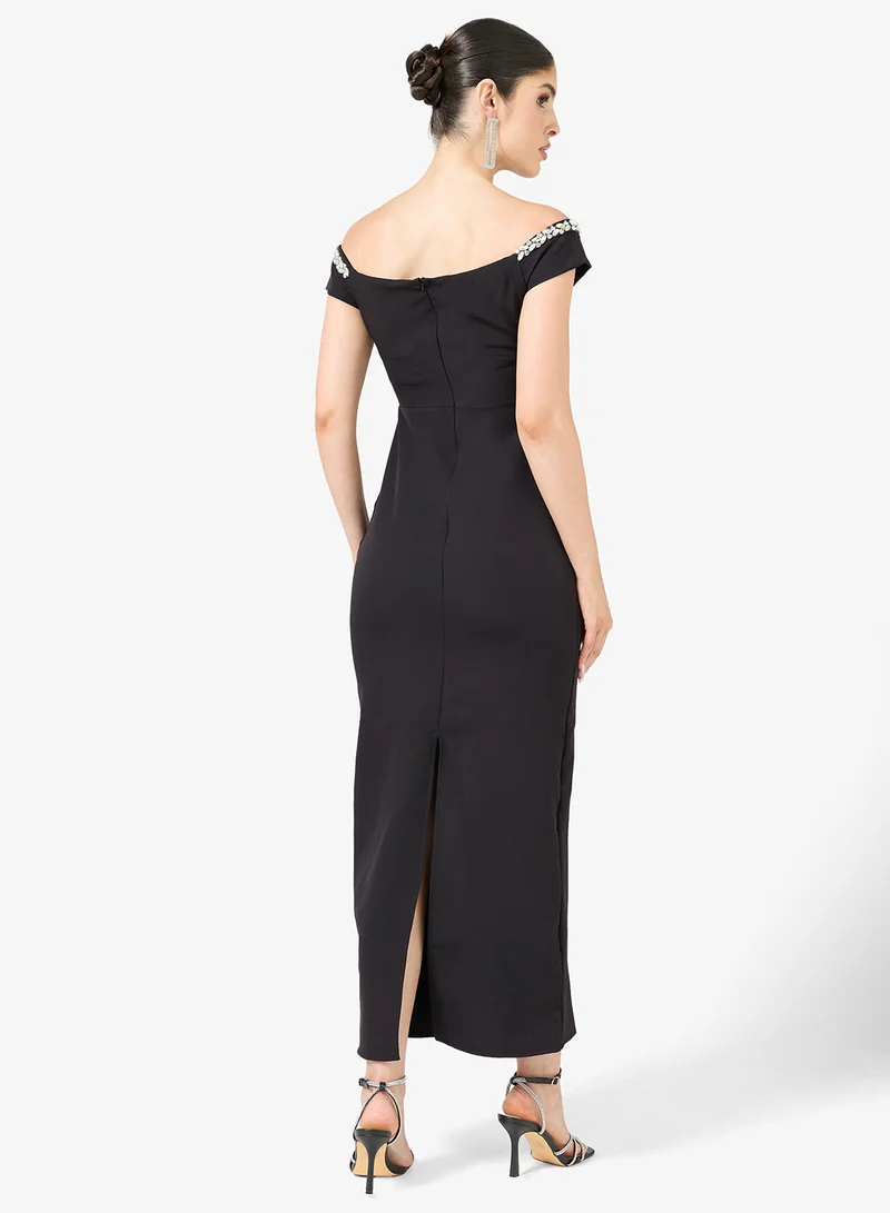 Ella Limited Edition Off Shoulder Embellished Dress