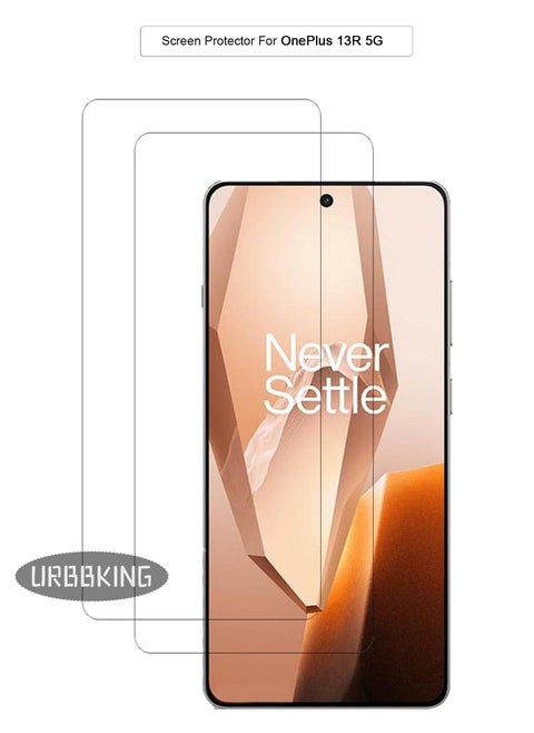 Pack of 2 Screen Protectors, 9H Tempered Glass Screen Protector for OnePlus 13R 5G