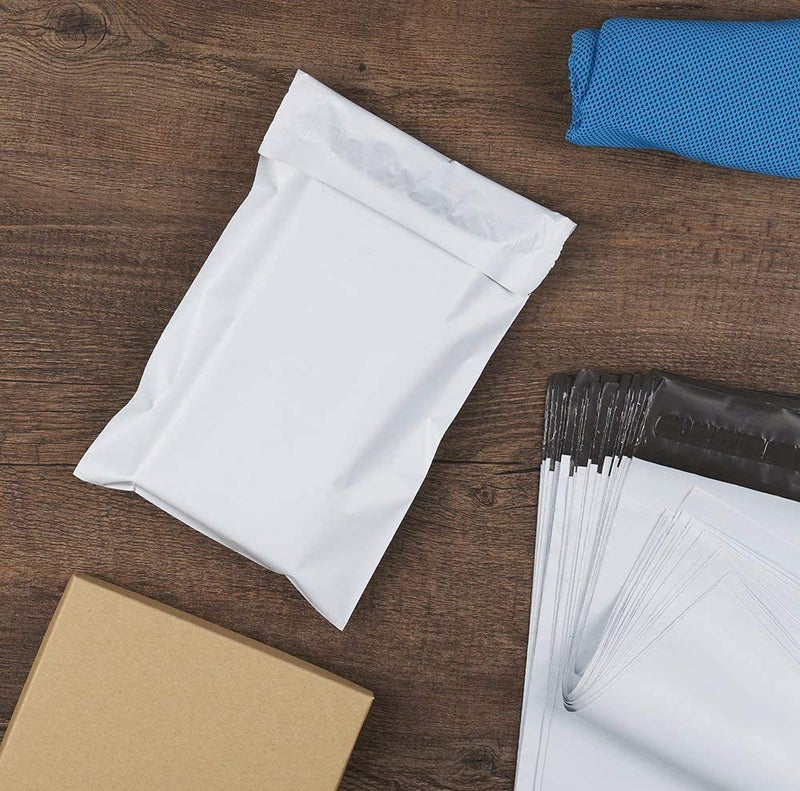 Woodkey Courier Poly Bags For Packing Size: 10x14 Inches || Envelopes || Pouches Cover with POD (60 Microns) Tamper Proof E commerce Packaging Material (10x14 Inches_Pack of 50) - Image 4