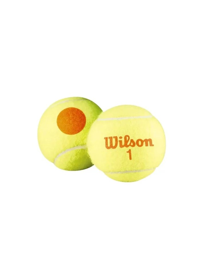 Wilson STARTER ORANGE TENNIS BALL PACK OF 3 BALLS 