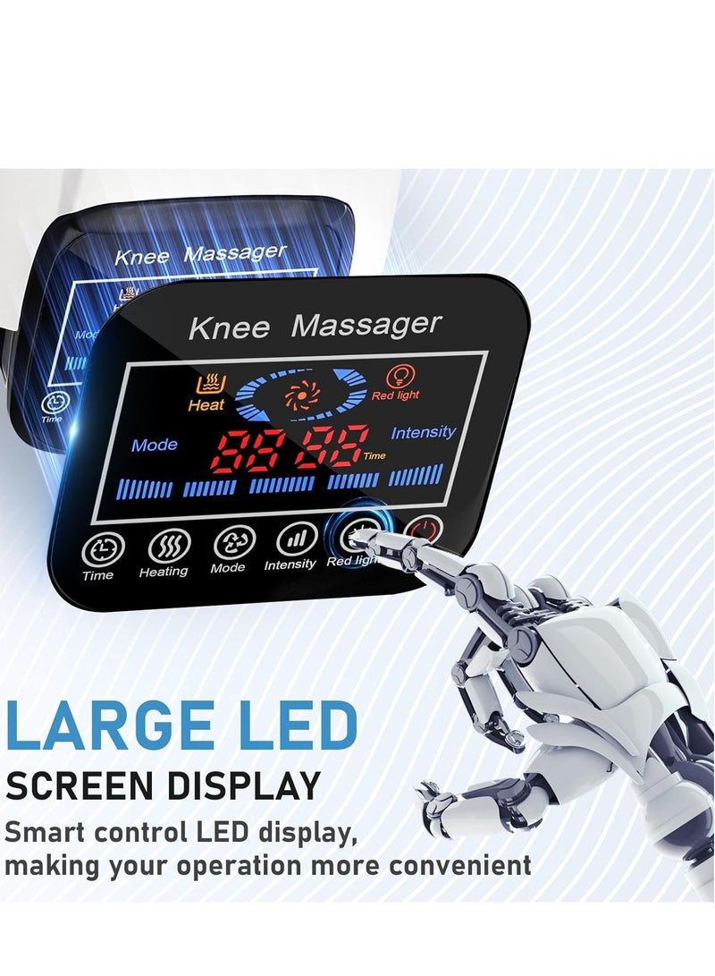 ELTRAZONE 4-in-1 Knee Massager – Cordless and Rechargeable with Heat, Vibration, Red Light, and 3D Massage for Pain Relief – Perfect Portable Christmas Gift for Family and Friends - Image 5
