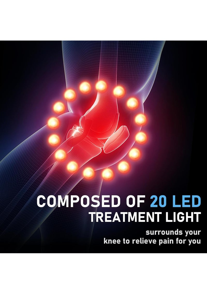 ELTRAZONE 4-in-1 Knee Massager – Cordless and Rechargeable with Heat, Vibration, Red Light, and 3D Massage for Pain Relief – Perfect Portable Christmas Gift for Family and Friends - Image 3