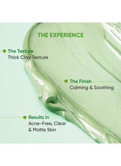 Dot & Key Dot & Key Skin Care Pollution + Acne Defense Green Clay Mask | Clay Mask for Face with Salicylic & Matcha Tea | Reduces Active Acne, Soothes Redness | For Dark Spots, Oily, Acne Prone Skin | 85g  - Image 4