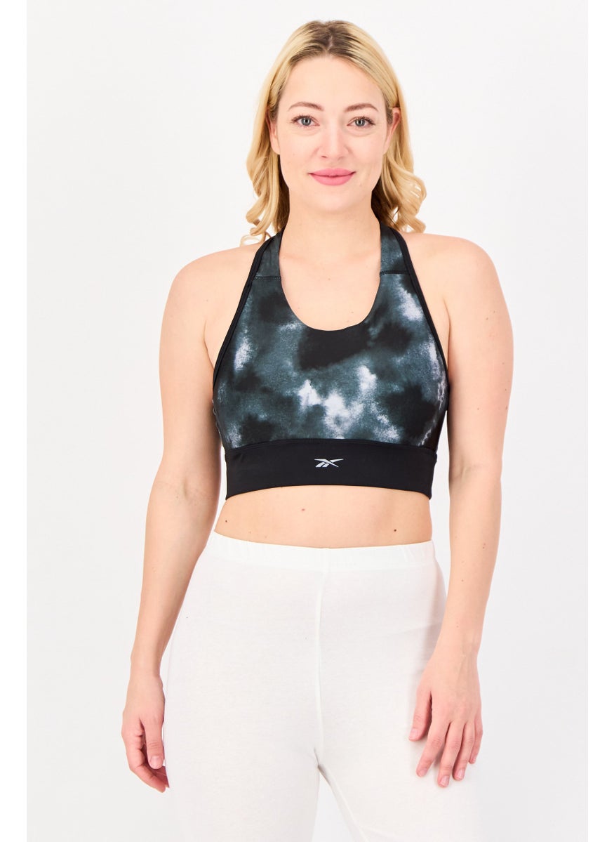 Reebok Women Non Padded Brand Logo Sports Bra, Multicolor  - Image 1