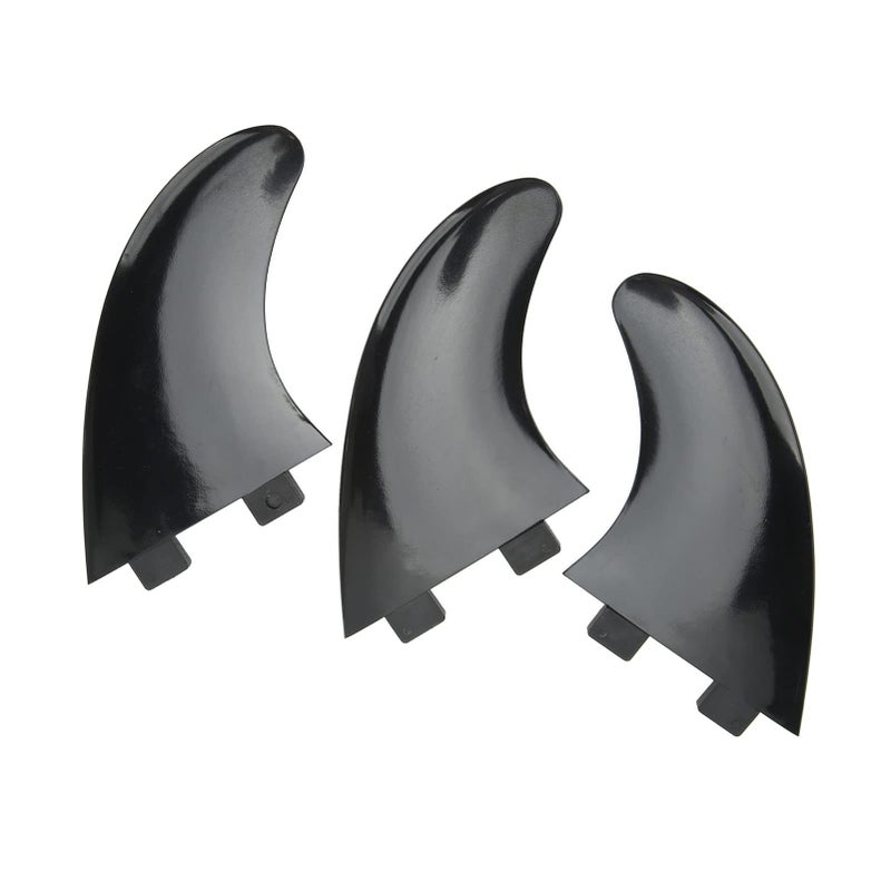 PVC Surfboard Fin Set 3 Piece Quick Release Replacement for Longboard Paddleboard - Image 5