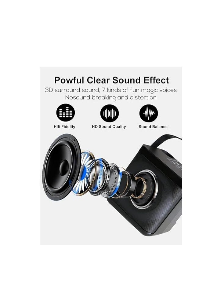 موديو مكبر صوت لاسلكي محمول بتقنية البلوتوث من موديو D 108 مزود بميكروفونين لاسلكيين - Image 2