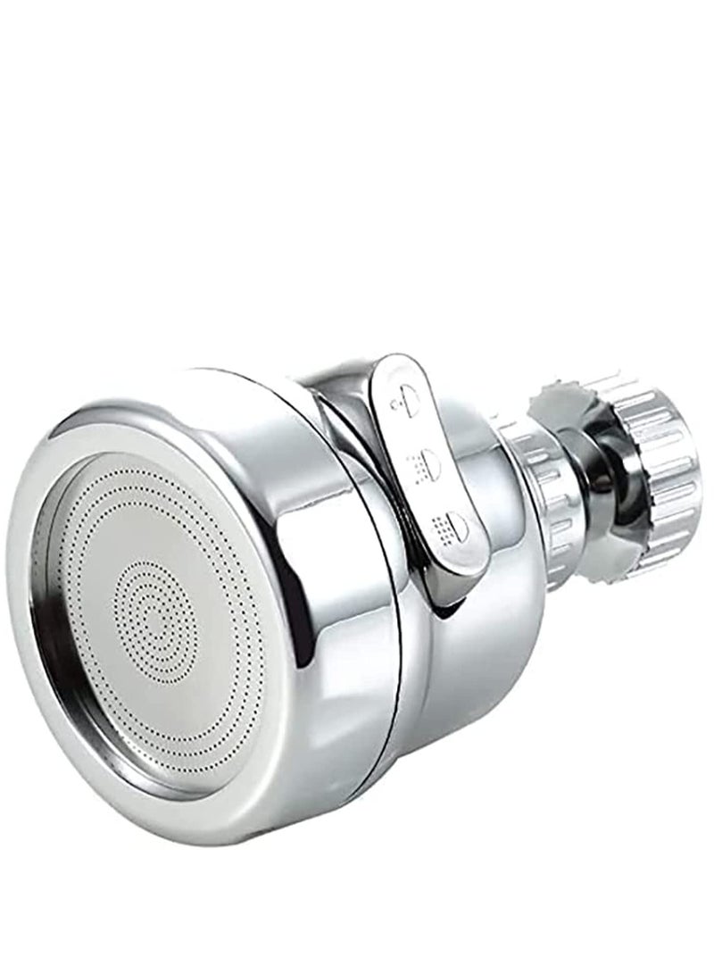 Kitchen Tap Head Water-Saving 3 Gear Adjustable, 360° Swivel, Splash-Proof Faucet Nozzle Filter for Bathroom Kitchen Sink Spray Tap Attachment, with 3 Modes Adjustment, Save Water and Easy to Instal - Image 1