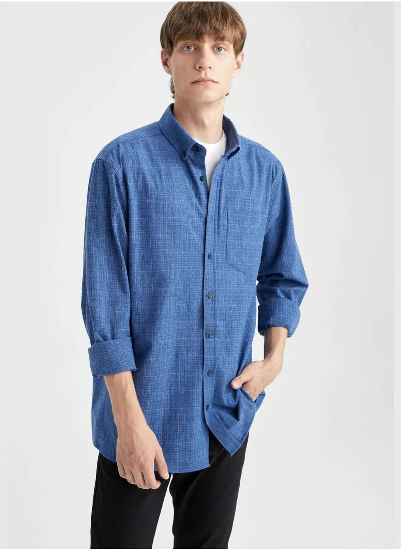 DeFacto Long Sleeve Buttoned Shirt