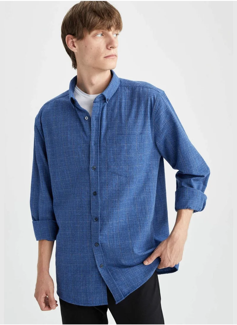 DeFacto Long Sleeve Buttoned Shirt