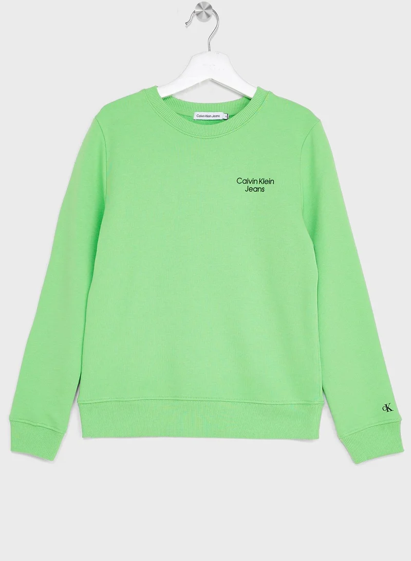 Calvin Klein Jeans Kids Logo Sweatshirt