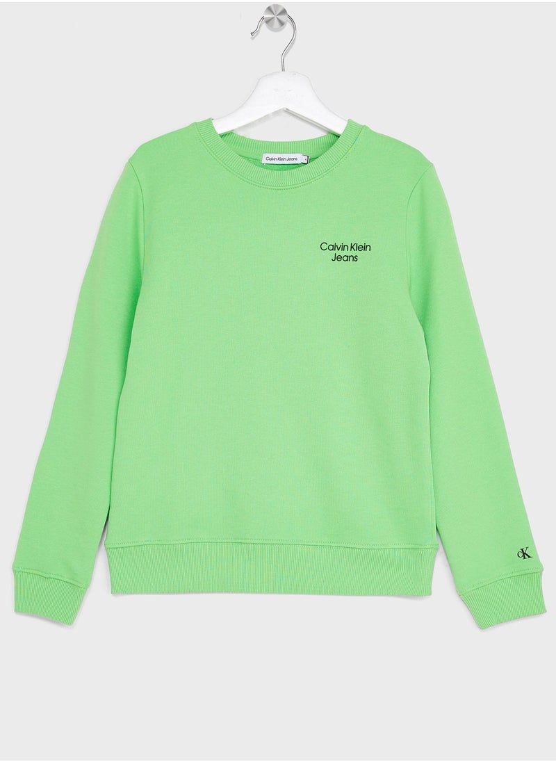 Calvin Klein Jeans - Kids Logo Sweatshirt - Image 1