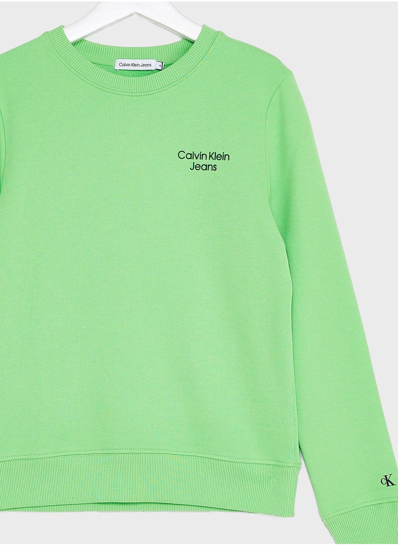 Calvin Klein Jeans - Kids Logo Sweatshirt - Image 1