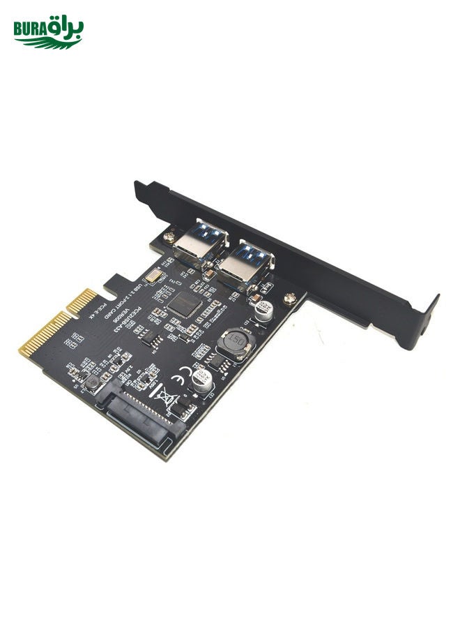 BURAQ USB3.2 Expansion Card GEN2 Type-A Port ASMedia ASM3142 Transfer 10Gbps(Black)  - Image 4