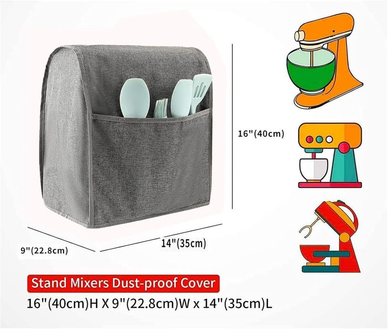 TUYUU غطاء خلاط ثابت، غطاء خلاط متوافق مع خلاطات Kitchen Aid/Hamilton سعة 6-8 كوارت / موديلات الرأس المائل ورفع الوعاء، غطاء خلاط مطبخ Pioneer Woman. إكسسوارات خلاط Kitchen Aid - Image 2