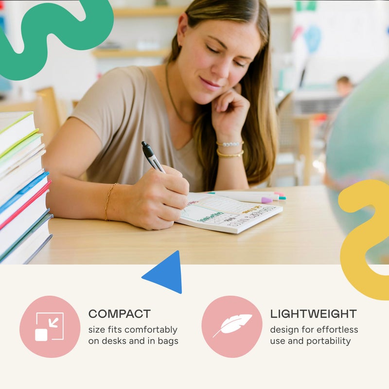 Tiny Expressions Teacher Notepad - Teacher To Do List Note Pad - Stationary Must Haves for Elementary and Middle School - Teacher Appreciation Gifts - Image 4