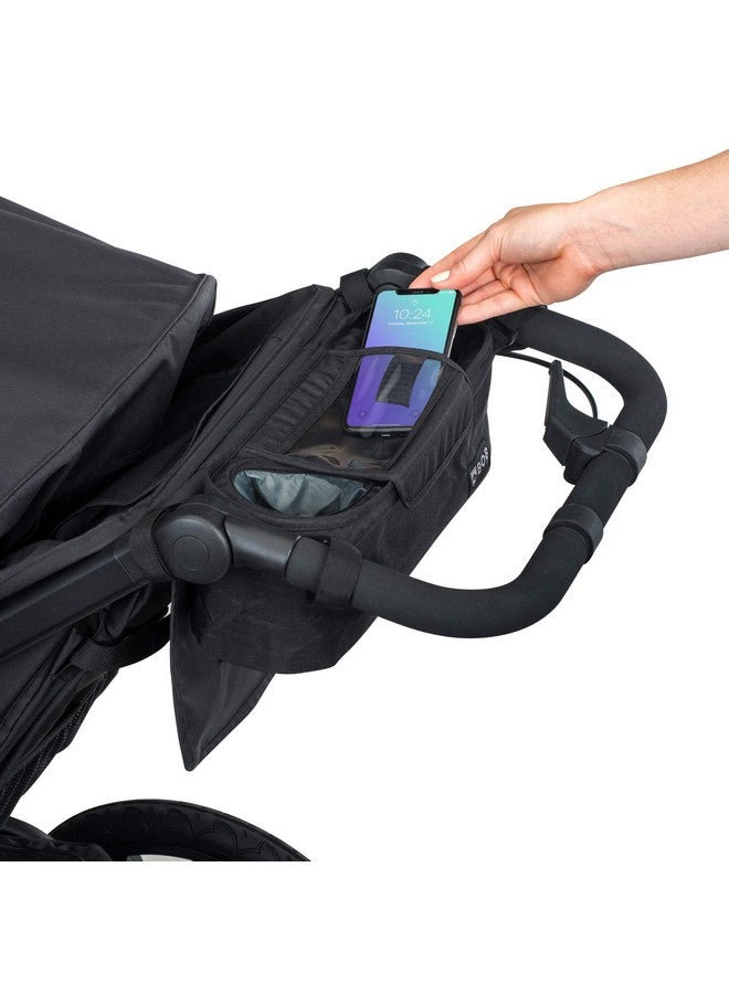 BOB Gear Deluxe Handlebar Console with Tire Pump for Single Jogging Strollers, Black - Image 4