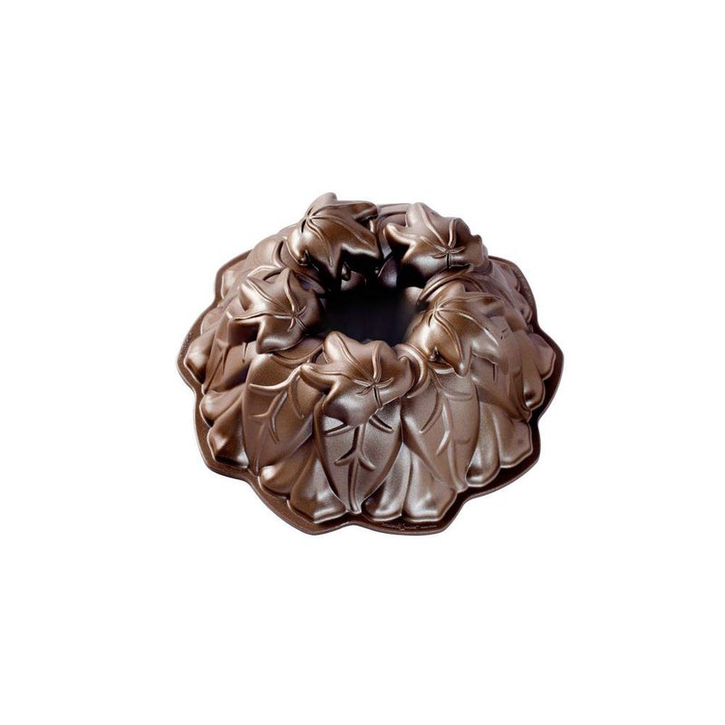 Nordic Ware Harvest Leaves Bundt Pan Bronze