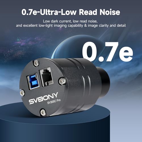 SVBONY كاميرا تلسكوب SVBONY SV305C برو، نقل عالي السرعة USB 3.0، مستشعر 2MP IMX662، ذاكرة مؤقتة 128MB DDR، كاميرا تصوير فلكي CMOS بحجم 1.25 بوصة، عدسة تلسكوب إلكترونية للتصوير الفلكي - Image 5
