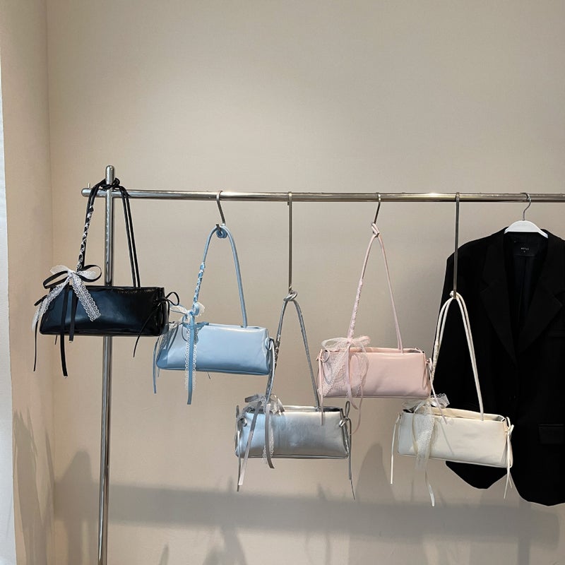 Bag Niche Design Underarm Bag 2025 Spring New Long Shoulder Strap Single Shoulder Commuter All-Match Ladies Lace Bag - Image 4