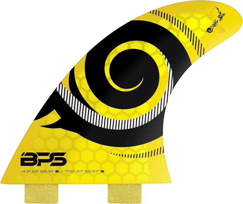 BPS New Zealand Surfboard Fins 3 Thruster Fins Set High Performance Fiberglass Reinforced FCS Style Fin Box for Surf Board, Shortboard, Longboard - Image 2