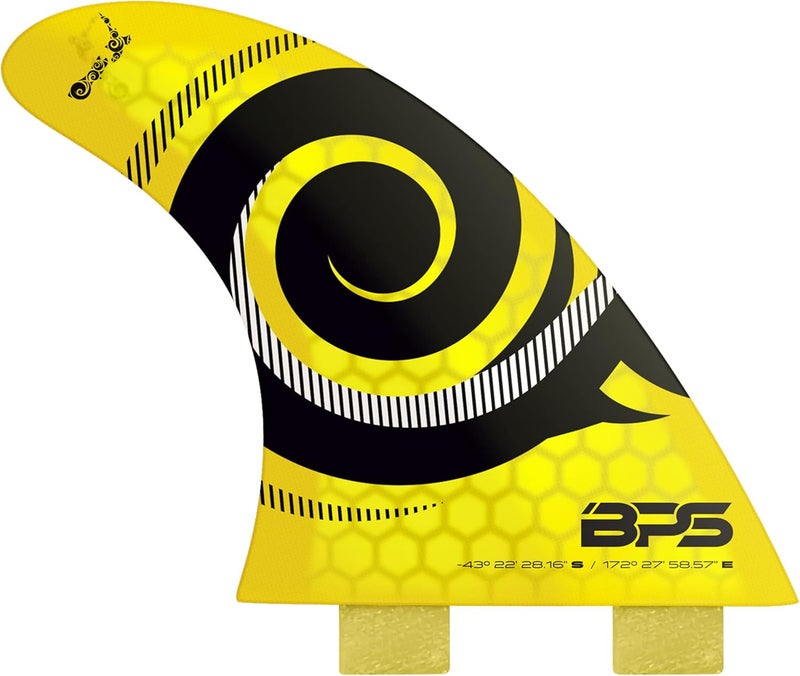 BPS New Zealand Surfboard Fins 3 Thruster Fins Set High Performance Fiberglass Reinforced FCS Style Fin Box for Surf Board, Shortboard, Longboard - Image 3