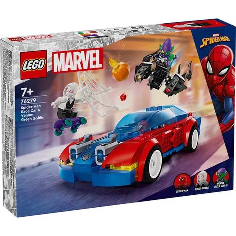 LEGO - Marvel Spider-Man Race Car & Venom Green Goblin 227 Pieces - 76279 - Image 1