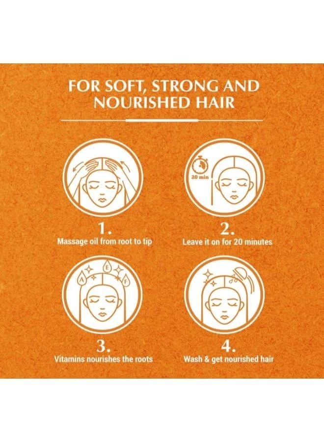 فاتيكا زيت الشعر الغني باللوز للشعر الجاف والمجعد 180مل - Image 2