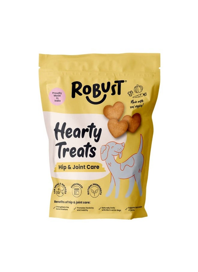 ROBUST Hearty Pet Treats (Hip & Joint Care) For Healthy Cartilage & Joint Mobility | Dog Treats For Training With Advanced Nutrition | Oven Baked Dog Biscuit For All Breeds & Life Stages | 500 Gm  - Image 1