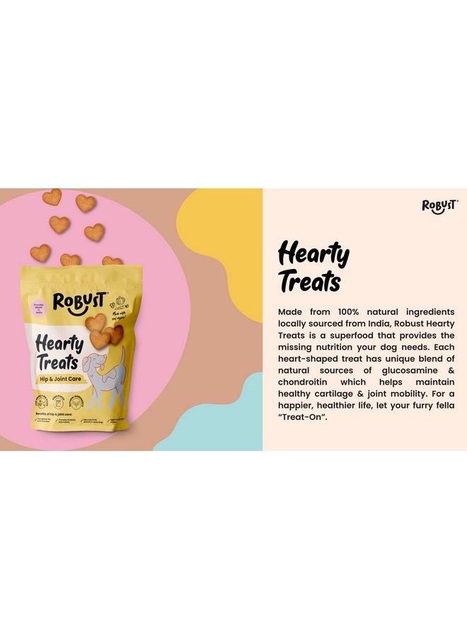ROBUST Hearty Pet Treats (Hip & Joint Care) For Healthy Cartilage & Joint Mobility | Dog Treats For Training With Advanced Nutrition | Oven Baked Dog Biscuit For All Breeds & Life Stages | 500 Gm  - Image 3