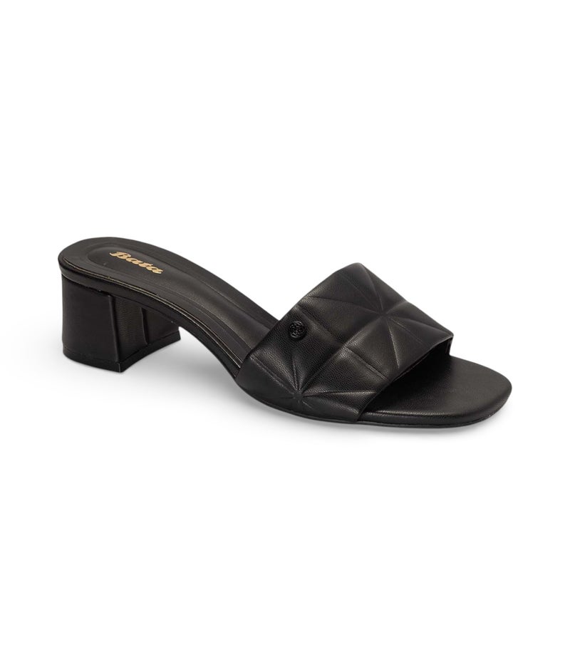 Bata Block Heel Mule Sandals - Image 2