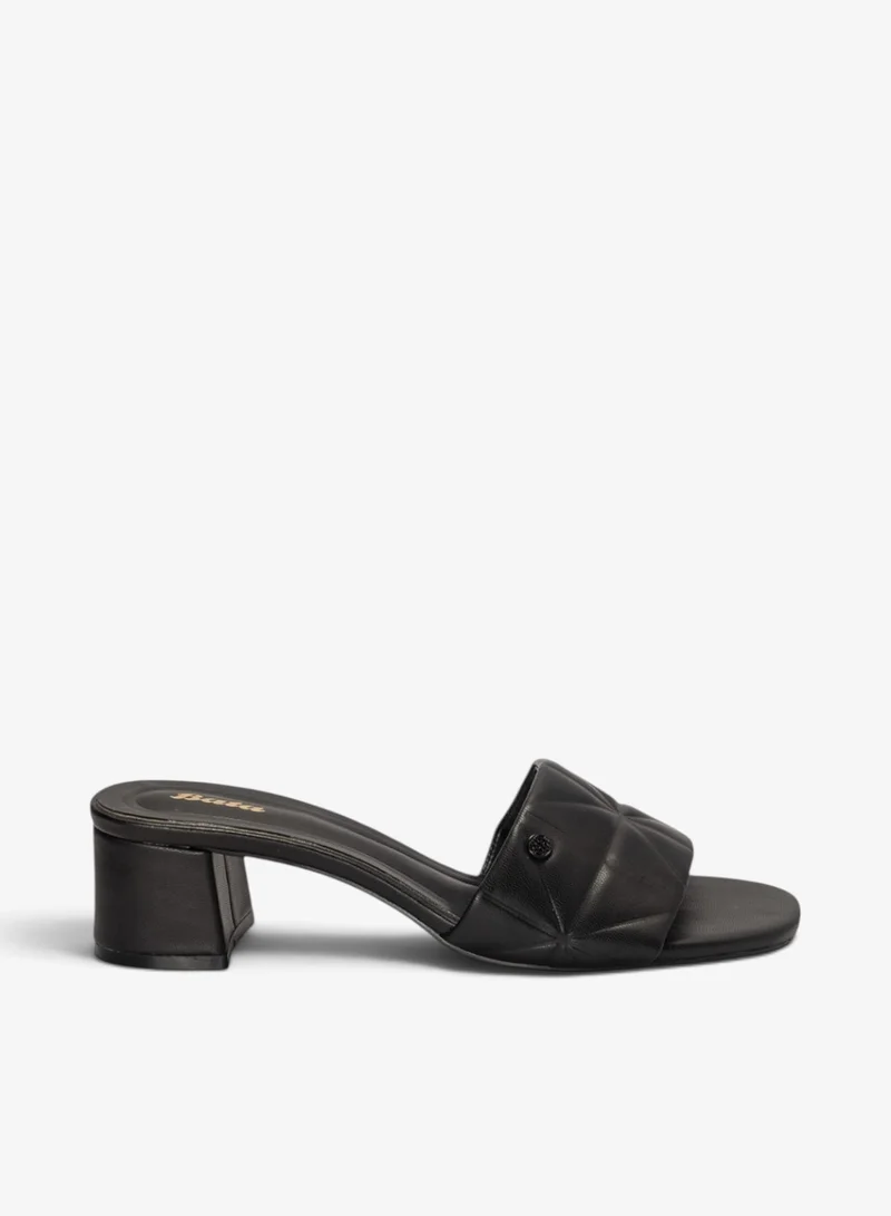 Bata Block Heel Mule Sandals