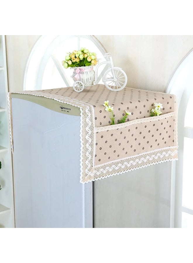 Refrigerator Dust Cloth,multipurpose Proof Cover Washing Machine Waterproof Cover With Storage Pockets Bags,for Oven,dishwasher,kitchen Appliances - Assorted - Image 5