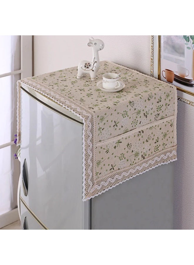 Refrigerator Dust Cloth,multipurpose Proof Cover Washing Machine Waterproof Cover With Storage Pockets Bags,for Oven,dishwasher,kitchen Appliances - Assorted - Image 4