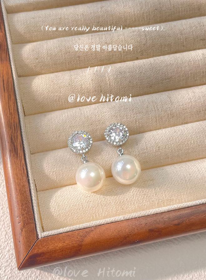 تايك تو أقراط مزينة بلؤلؤ صناعي - Image 1