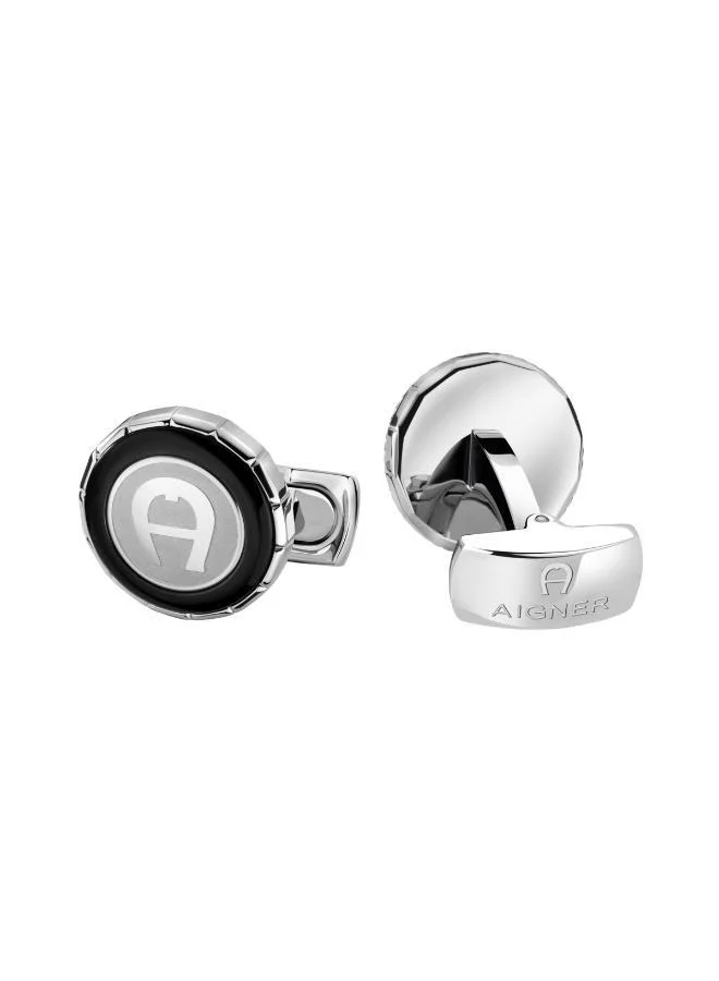 AIGNER Tino Circle Cufflinks