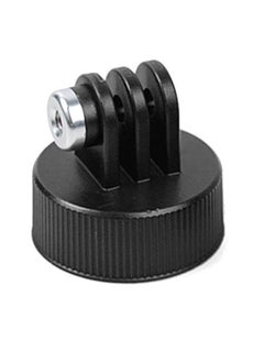 Universal Accessories For Sports Cameras J-type Adapter Base Adapter Long Screw Integrated Base Selfie Five-finger Ring-Color:gopr Bottle Cap Black