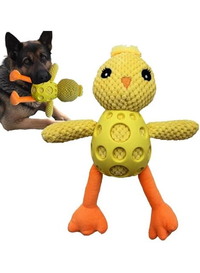 Plush Chick Squeaky Toy For Medium Large Dogs Interactive Chew Teething Playtime Supplies - Image 2