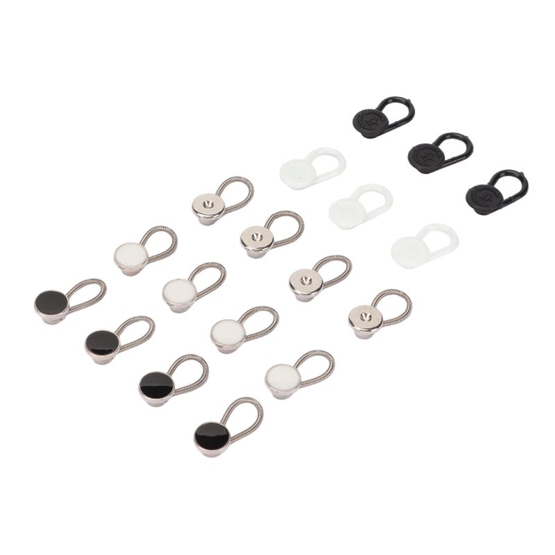 18PCS Collar Extender Multifunctional Adjustable Elastic Neck Button Extender for Mens Shirt Pants Dress - Image 4