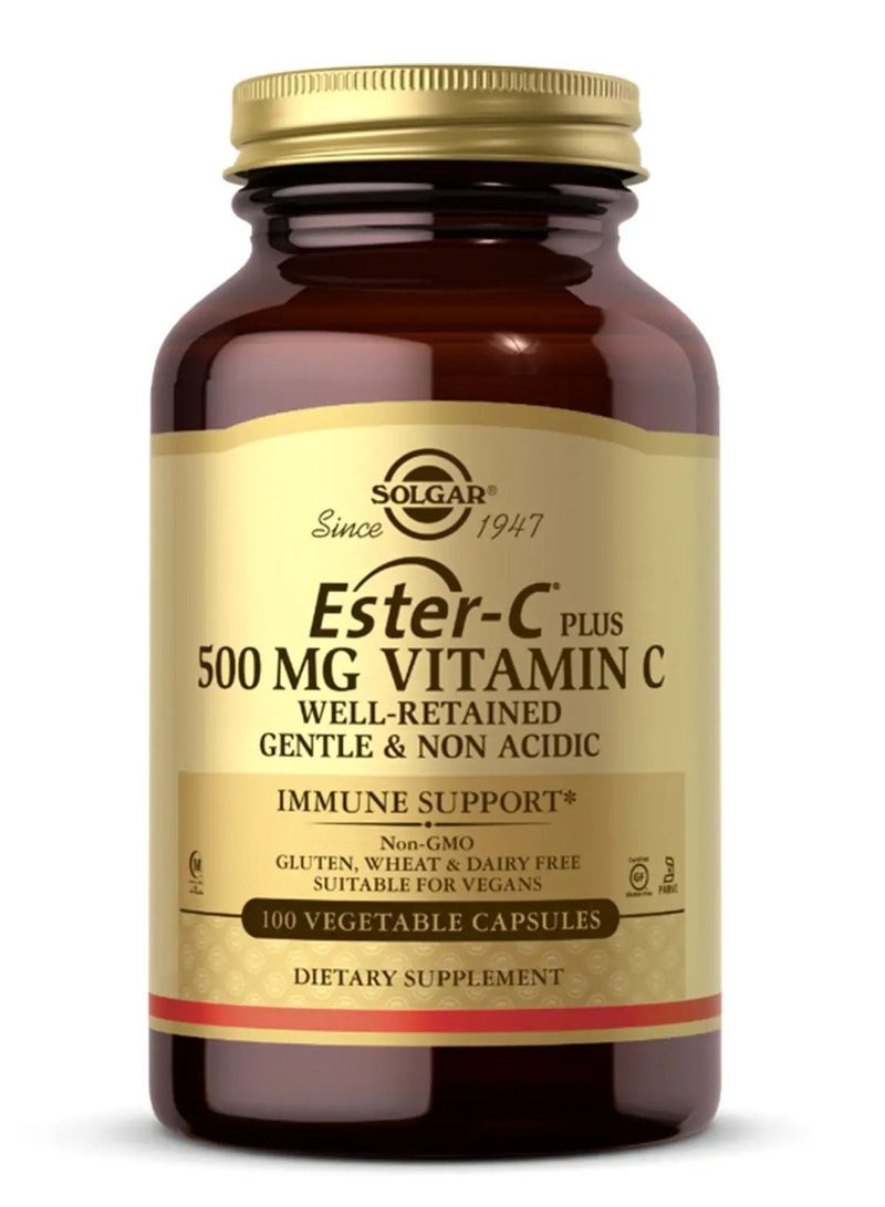 Solgar Ester-C Vitamina C 500 mg 100 Cápsulas