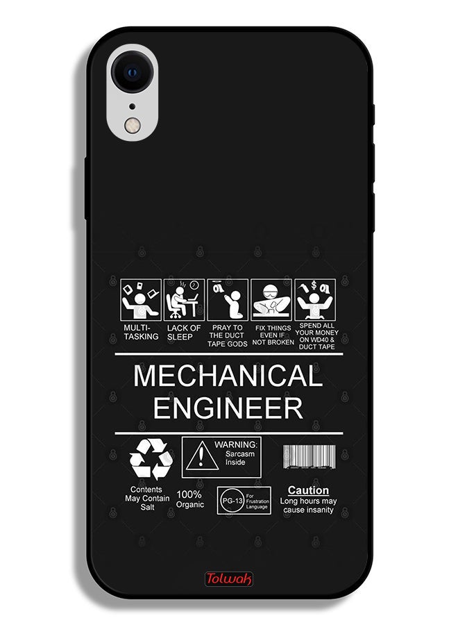 Apple iPhone XR Protective Case Mechanical Engineer Sticker